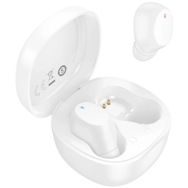Фото - Навушники вкладиші бездротові TWS BOROFONE BW97 Clear White (6941991125607)