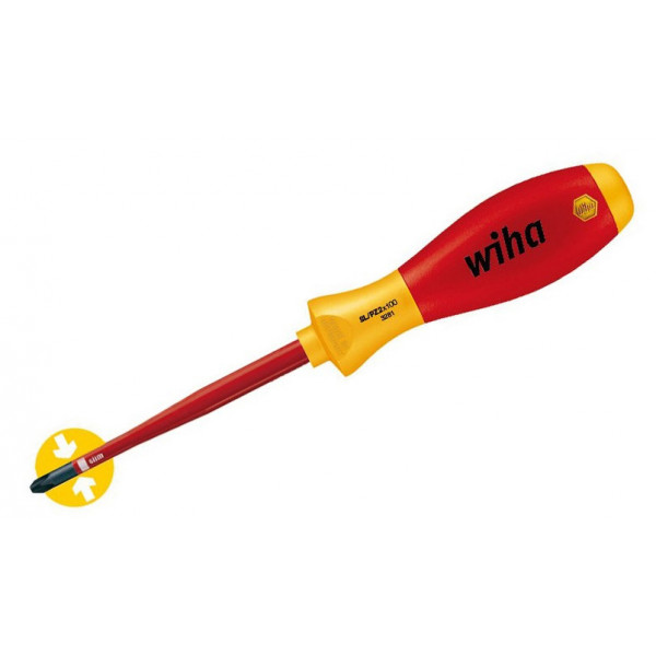 Фото - Викрутка Wiha SoftFinish electric slimFix PH1x80 мм (35393)