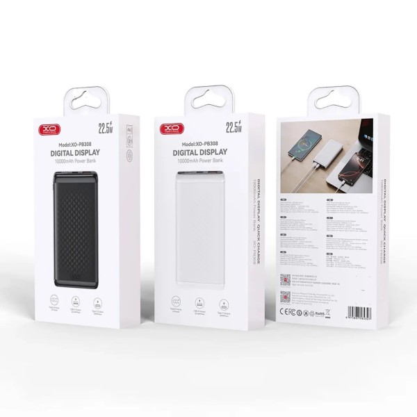 Фото - Батарея мобильная XO 10000mAh (PB308.black)