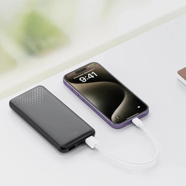 Фото - Батарея мобильная XO 10000mAh (PB312.black)
