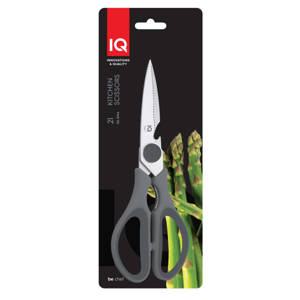 Фото - Ножиці кухонні IQ Be Chef 21 см (IQ-5144)