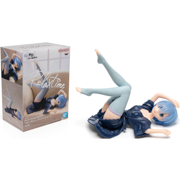 Фото - Колекційна фігурка Banpresto Relaxt Rezero Rem Dress Gown ver. (BP19771P)