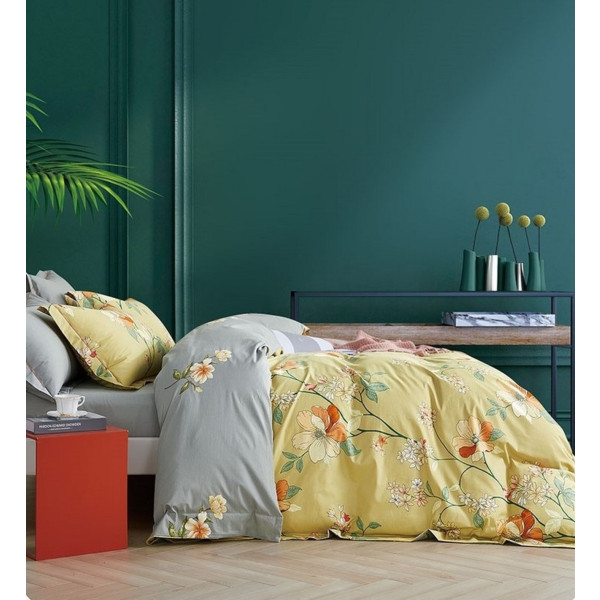 Фото - Комплект постільної білизни Word of Dream дизайнерський ВХ588 Премiум сатин 2х150х215см жовтий (20018) Фото - Комплект постільної білизни Word of Dream дизайнерський ВХ588 Премiум сатин 2х150х215см жовтий (20018)