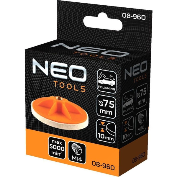 Фото - Круг шліфувальний Neo Tools M14 75x10 мм (08-960)