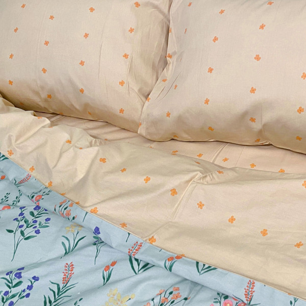 Фото - Комплект постільної білизни Word of Dream дизайнерський ВХ723 Премiум сатин 2х150х215см зелена (20024)