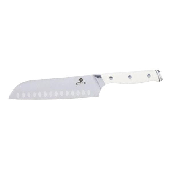 Фото - Ніж сантоку Kohen White Deluxe 18,4 см (KN92002)