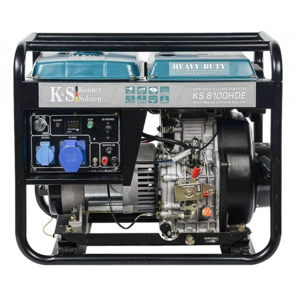 Фото - Генератор дизельний Konner&Sohnen KS 8100HDE (EURO V)