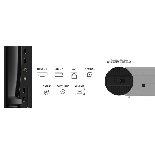 Фото - Телевізор TCL 55P6K