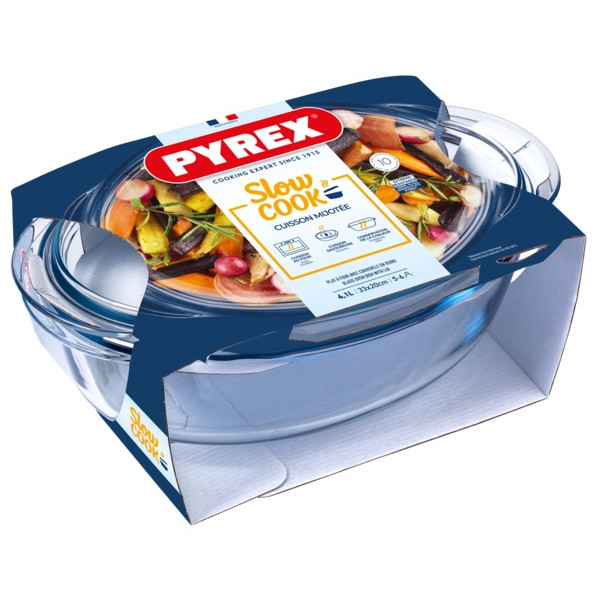 Фото - Уцінка - Форма для приготування Pyrex 459A000/7643 овал з кр 3.1л+1л