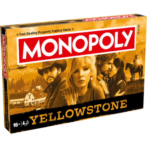 Фото - Настільна гра стратегічна (18+) Winning Moves YELLOWSTONE Monopoly (WM04120-EN1-6)