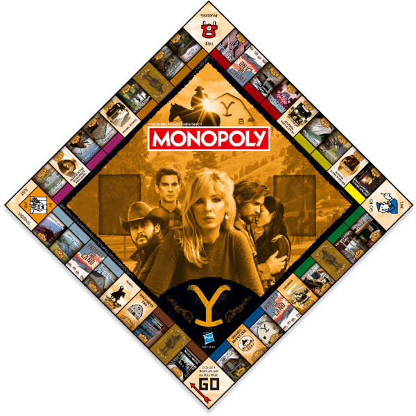 Фото - Настільна гра стратегічна (18+) Winning Moves YELLOWSTONE Monopoly (WM04120-EN1-6)