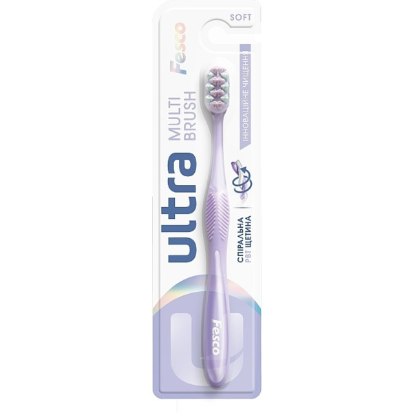 Фото - Зубна щітка Fesco Ultra Multibrush Purple (4820204702106)