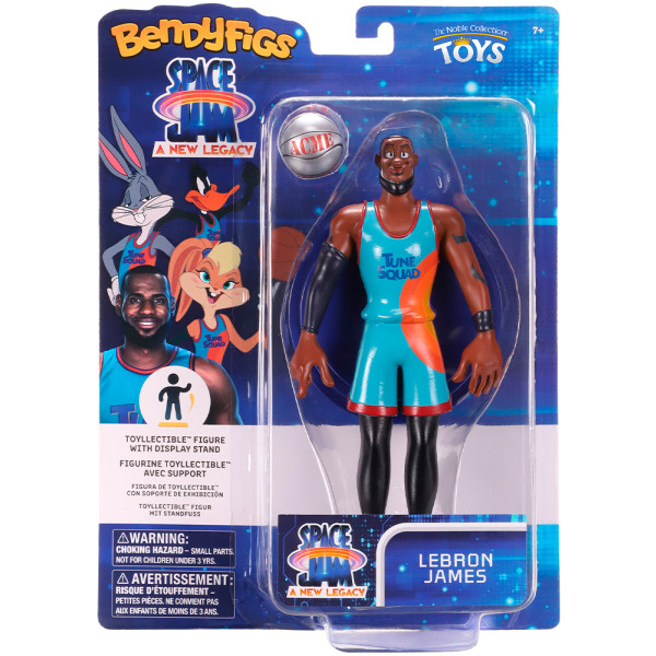 Фото - Колекційна фігурка Noble Collection LOONEY TUNES Lebron SJ2 Bendyfig 19 см (NN9586)