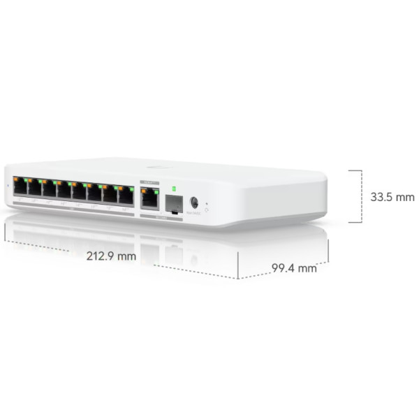 Фото - Коммутатор локальної мережі (Switch) Ubiquiti USW-FLEX-2.5G-8-POE