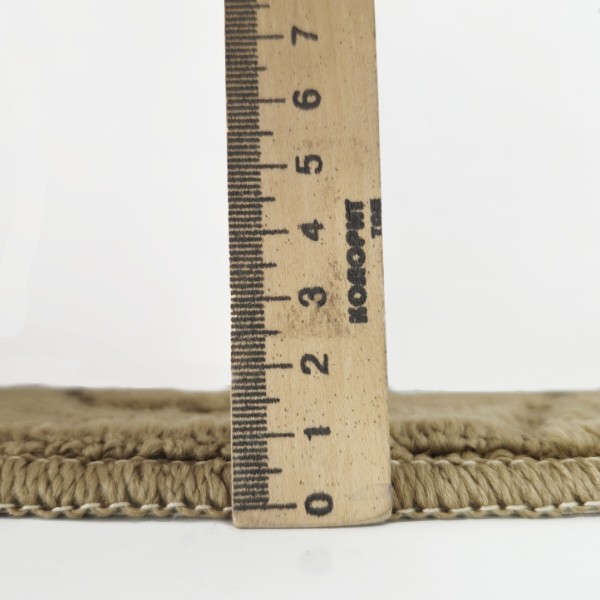 Фото - Набір килимів DarianA поліпропілен Standard 60х100+60х50 см з вирізом Бежевий соти (1000009629)