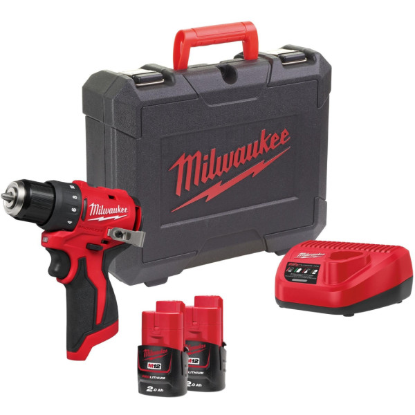 Фото - Дриль-шуруповерт Milwaukee M12 BLDDRC-202C 12В (4933499686)