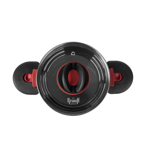 Фото - Каструля Krauff 1.9 л Prime Chef зі скляною кришкою (26-303-018)
