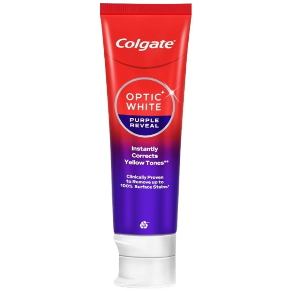 Фото - Зубна паста Colgate Optic White Purple 125 мл