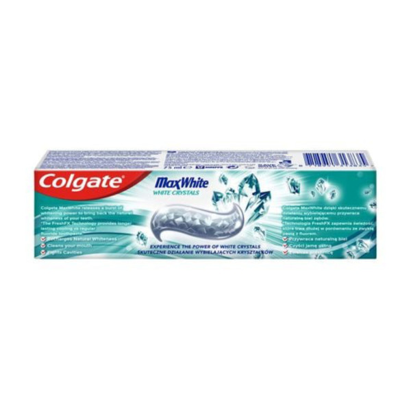 Фото - Зубна паста Colgate Max White White Crystals 75 мл