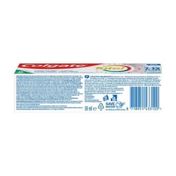 Фото - Зубна паста Colgate Total kids 50 мл