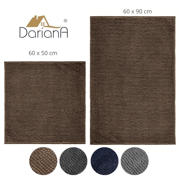 Фото - Коврик для ванной комнаты DarianA Standard 60х50+60х90 см Коричневый (1000009337)