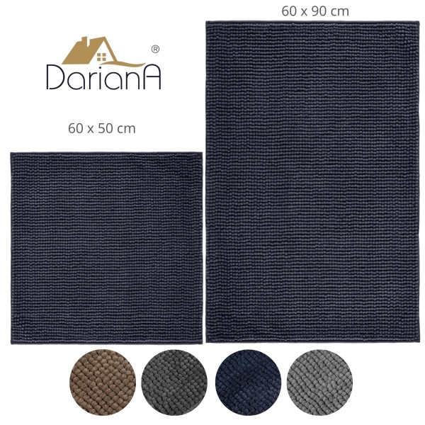 Фото - Килимок для ванної кімнати DarianA Standard 60х50+60х90 см Синій (1000009835)