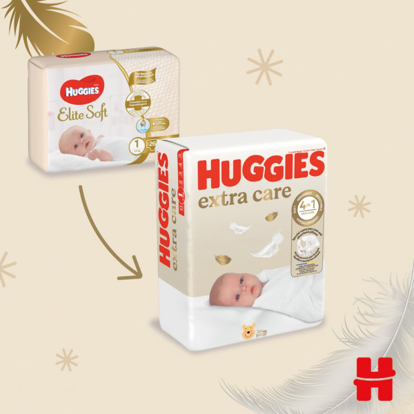 Фото - Одноразові підгузки Huggies Extra Care Розмір 0 (< 3,5 кг), 25 шт. (5029053548647)