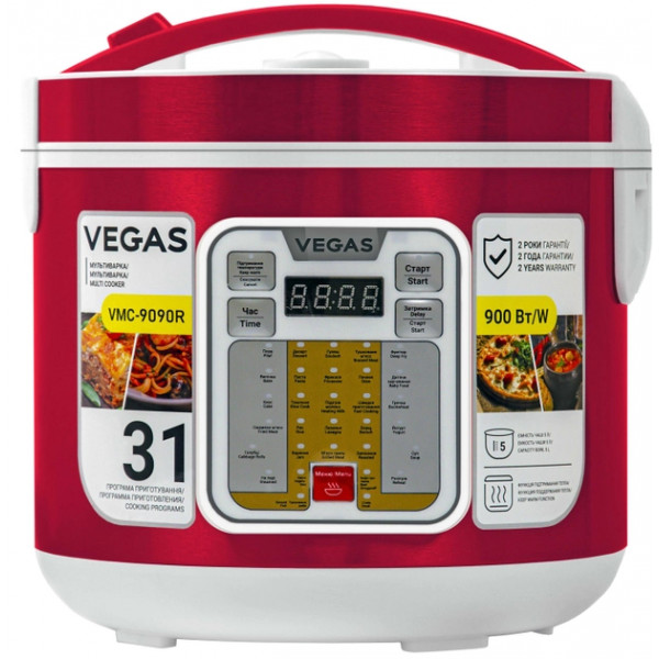 Фото - Мультиварка Vegas VMC-9090R Фото - Мультиварка Vegas VMC-9090R