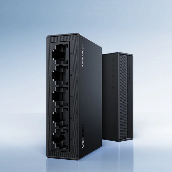 Фото - Коммутатор локальной сети (Switch) UGREEN CM833 5-Port Black (35492EU)