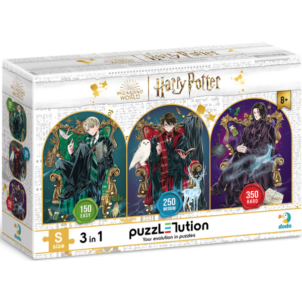 Фото - Пазли (8 +) Dodo 3 в 1 Harry Potter. Династія чарівників (200575)