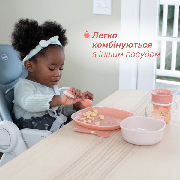 Фото - Набір дитячих столових приборів для малюка Chicco First Cutlery 12М+ (16101.35)