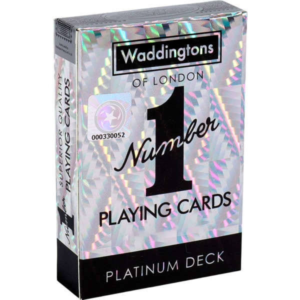Фото - Настольная игра (8+) Waddingtons No.1 Playing Cards Platinum (35521)