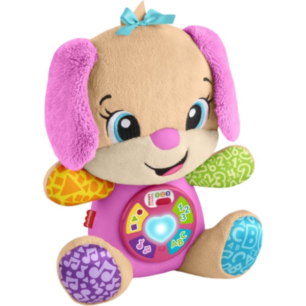 Фото - Интерактивная игрушка Fisher-Price Smart Stages Сестренка умного щенка многоязычная (JFD32)