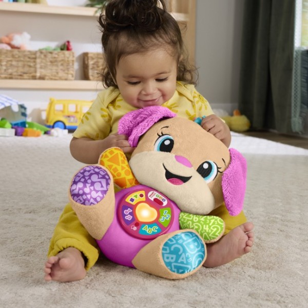 Фото - Интерактивная игрушка Fisher-Price Smart Stages Сестренка умного щенка многоязычная (JFD32)