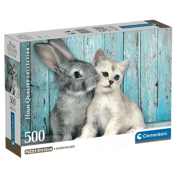 Фото - Пазлы (8+) Clementoni Коллекция высокого качества - Милые друзья 500 эл. (35539)