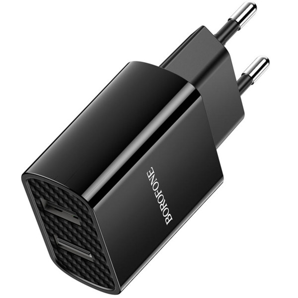 Фото - Мережевий зарядний пристрій BOROFONE BA53A 10.5W Black (6931474739131)