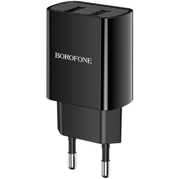 Фото - Мережевий зарядний пристрій BOROFONE BA53A 10.5W Black (6931474739131)