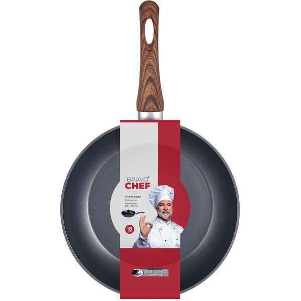 Фото - Сковорода універсальна BRAVO CHEF 18 см (BC-1101-18)