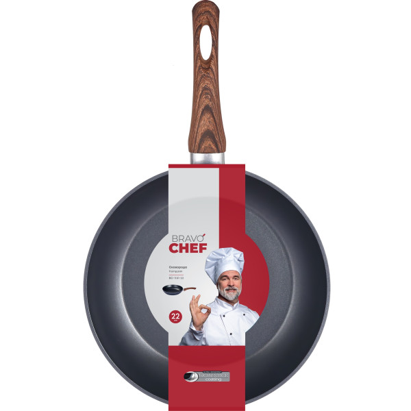 Фото - Сковорода універсальна BRAVO CHEF 22 см (BC-1101-22)