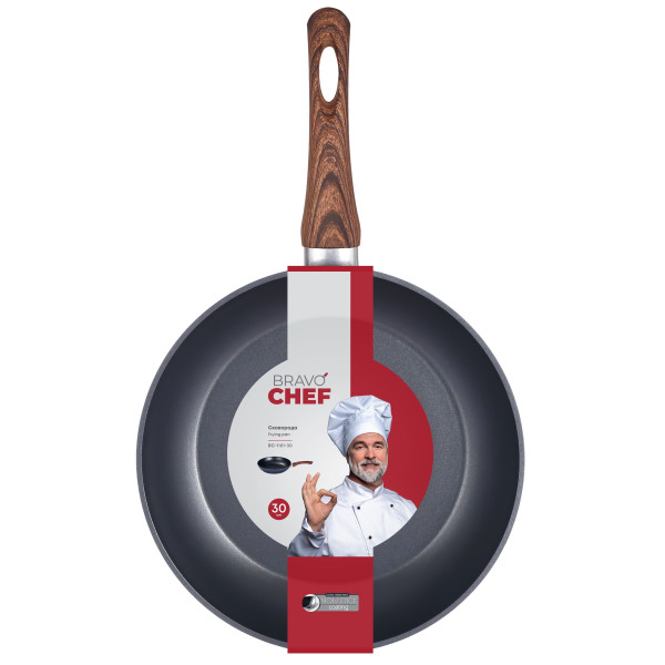 Фото - Сковорода універсальна BRAVO CHEF 30 см (BC-1101-30)
