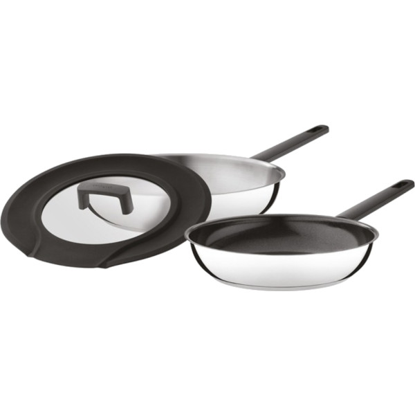 Фото - Набір сковорідок Berghoff 1111048 Uqonic Downdraft 3 пр.