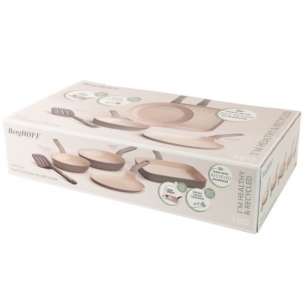 Фото - Набор сковород Berghoff 3950442 LEO Balance Moonmist 4 шт.