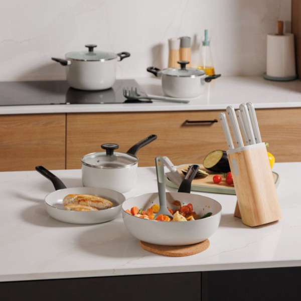 Фото - Набір сковорідок Berghoff 3950613 LEO Glints Spirit 2 пр. 20/24 см