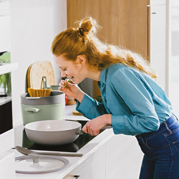 Фото - Сковорода ВОК Berghoff 3950432 LEO BALANCE Moonmist 28 см