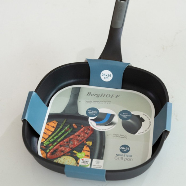 Фото - Сковорода гриль Berghoff 3950589 LEO STONE+ 26 см