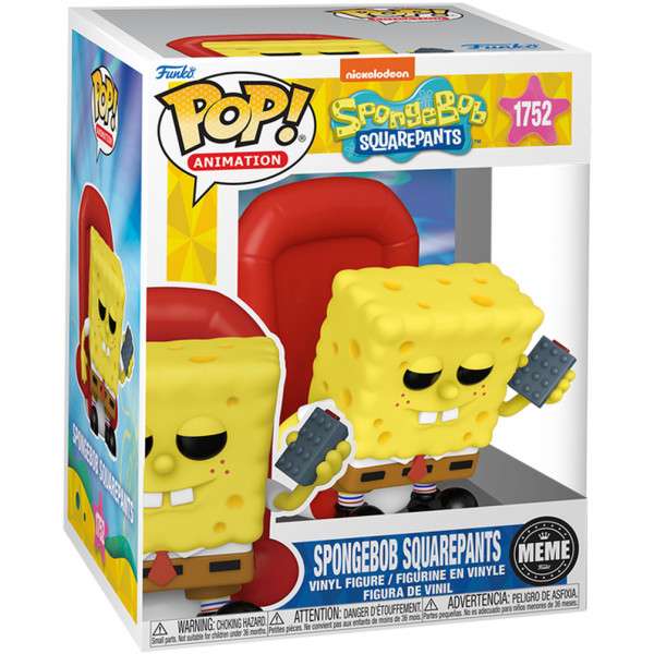 Фото - Колекційна фігурка FUNKO POP! серії Губка Боб - МЕМ Ight Imma Head Out (81071)