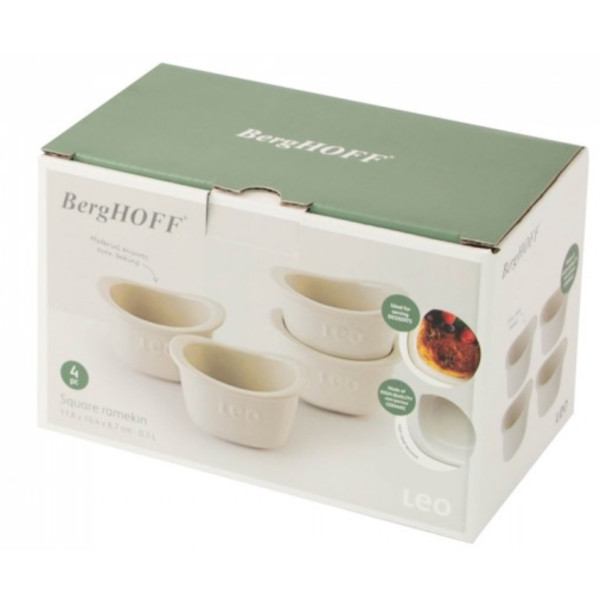 Фото - Набір міні-форм для приготування Berghoff 3950506 LEO BALANCE 300 мл 4 пр.