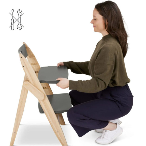 Фото - Стільчик для годування трансформер Moji YIPPY All-in-One Sets Stone Mint (12004862213)