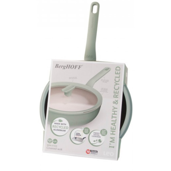Фото - Сковорода ВОК Berghoff 3950455 LEO BALANCE Sage 28 см
