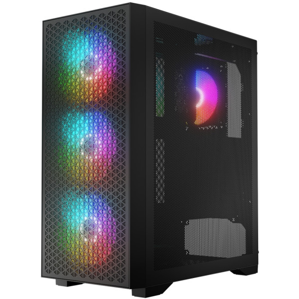 Фото - Корпус Logic Concept DART PRO ARGB MIDI BLACK MESH fans 4x120mm без БЖ (AT-DART-PRO-ARGB-10)